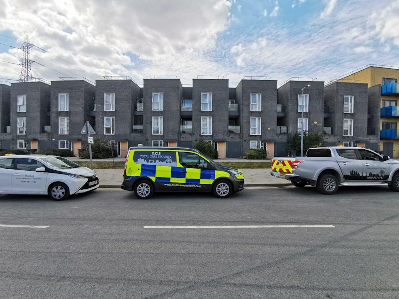 Total Care Security vehicles